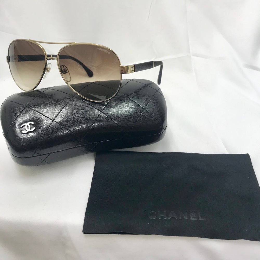 Chanel Aviator glasses 4195 Q-A